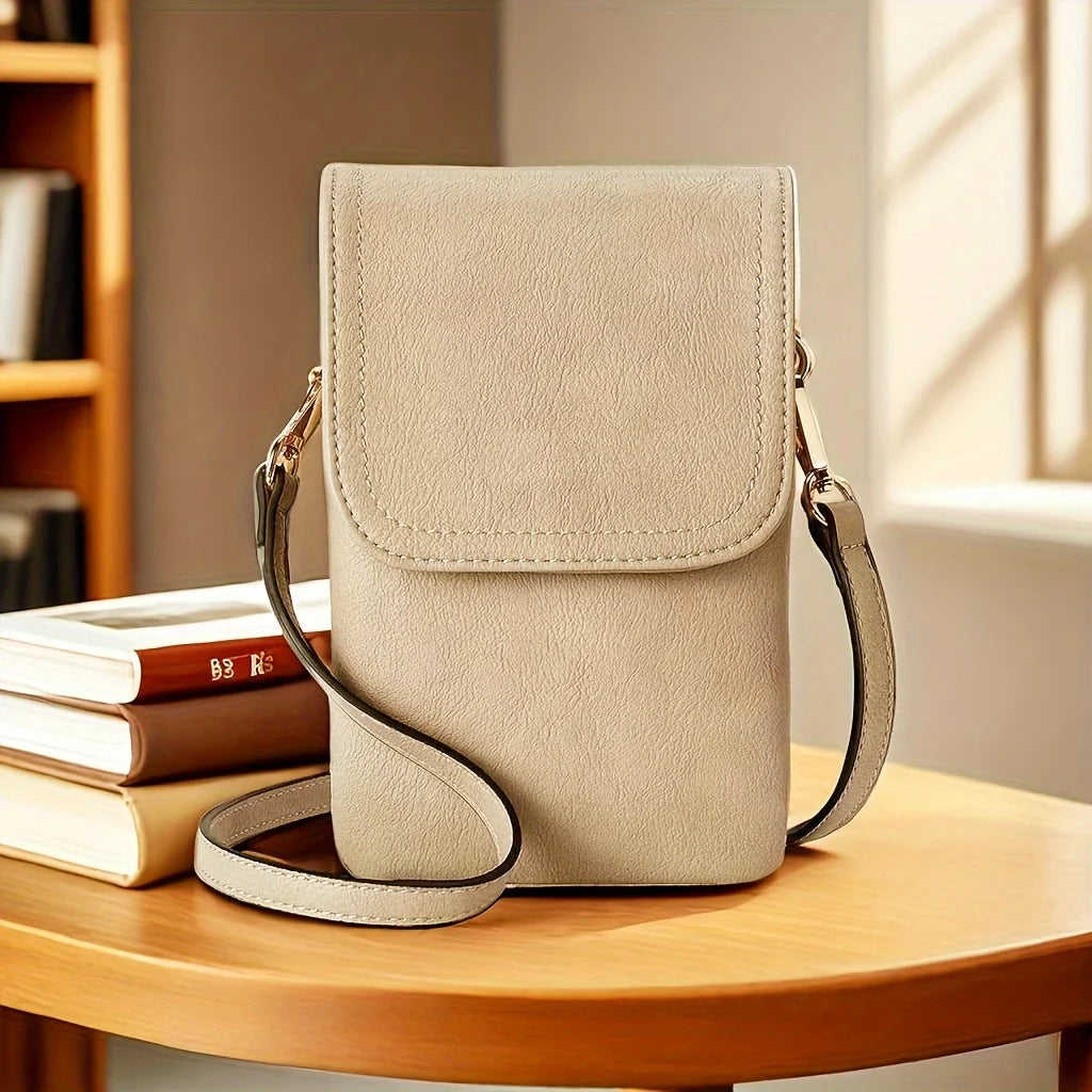 Bolso Alma | Diseño minimalista en cuero PU con tamaño compacto para llevar el móvil y lo esencial.