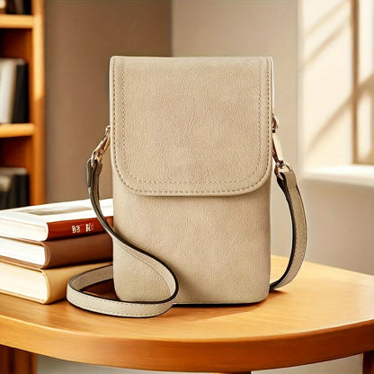 Bolso Alma | Diseño minimalista en cuero PU con tamaño compacto para llevar el móvil y lo esencial.