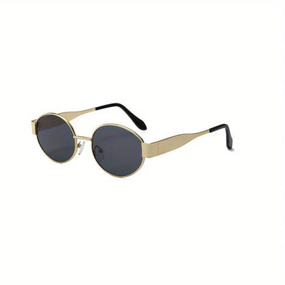 Norelli Aura | Gafas de Sol Ovaladas Unisex | Montura Metálica Clásica para Hombre y Mujer | Diseño Elegante y Atemporal para Uso Diario