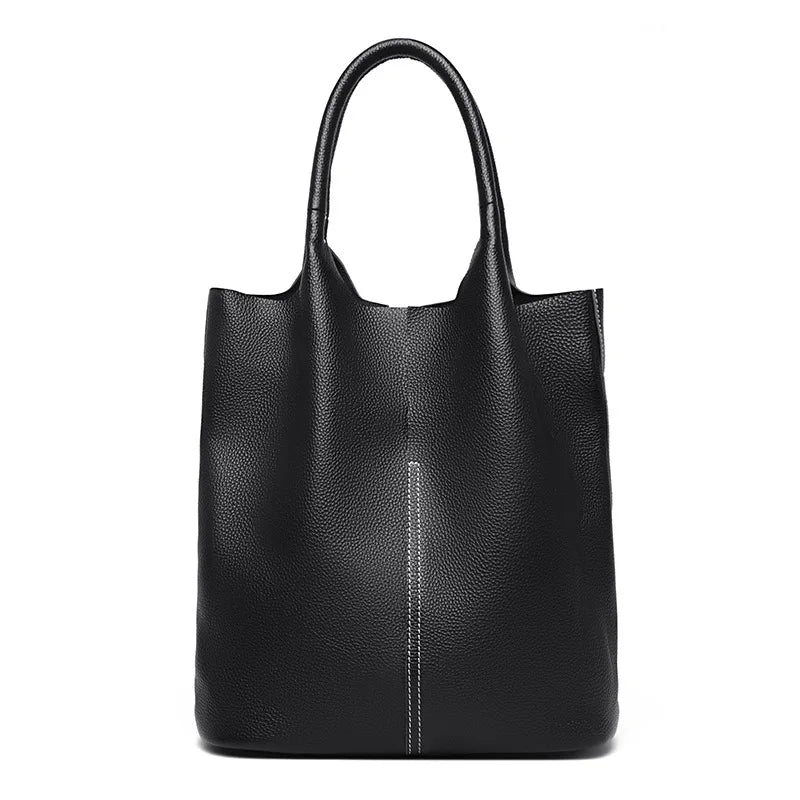 Bolso Miranda | Cuero vacuno suave con gran capacidad y diseño tipo bucket para el uso diario.