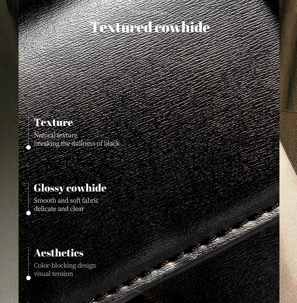Valvet Aurelia Noir — Bolso de Cadena con Solapa Elegante