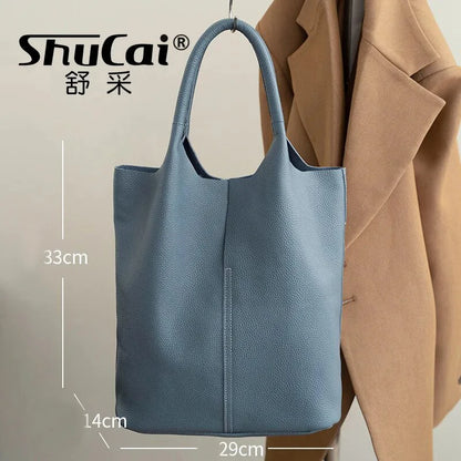 Bolso Miranda | Cuero vacuno suave con gran capacidad y diseño tipo bucket para el uso diario.
