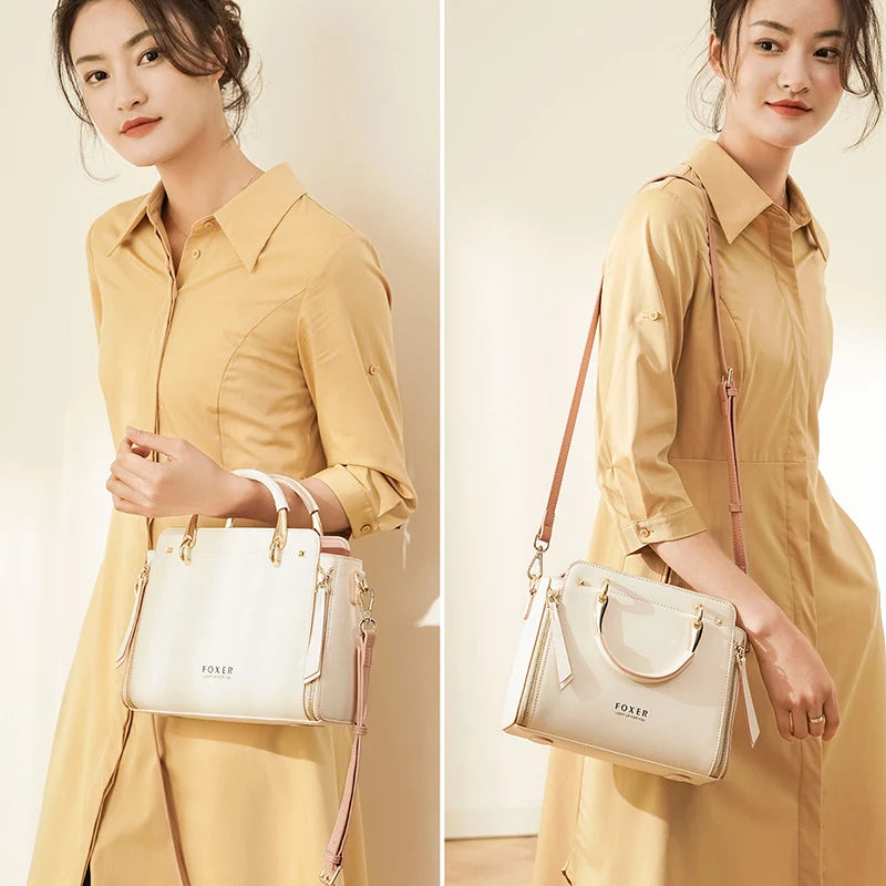 Bolso Isabella | Cuero dividido de alta calidad con diseño elegante y gran capacidad.
