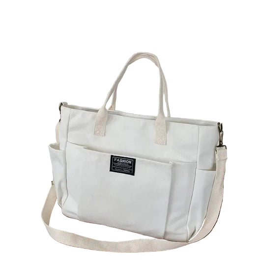 Bolso Nórdica Canvas | Tote de Lona de Gran Capacidad con Diseño Minimalista