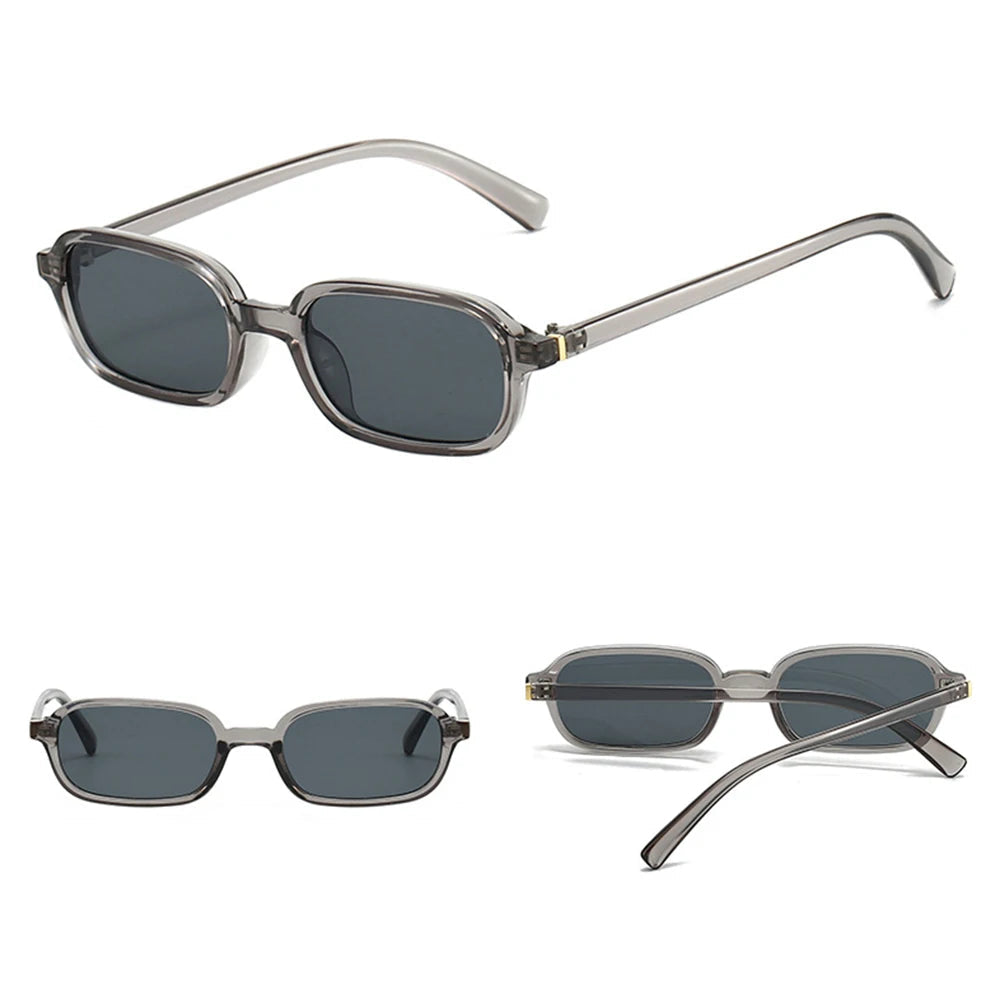 Avenor Edge | Gafas de Sol Rectangulares Vintage Unisex | Protección UV400 para Hombre y Mujer | Diseño Retro de Montura Pequeña y Estilo 2026