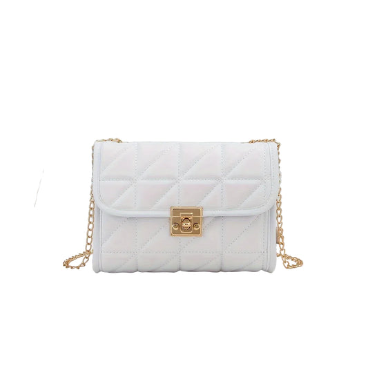 Bolso Elena | Cierre con hebilla metálica y cadena elegante, ideal para un estilo versátil y urbano.