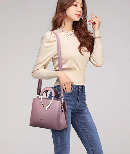 Bolso Marivelle | Cuero Sintético Textura Lichi con Cierre de Cremallera