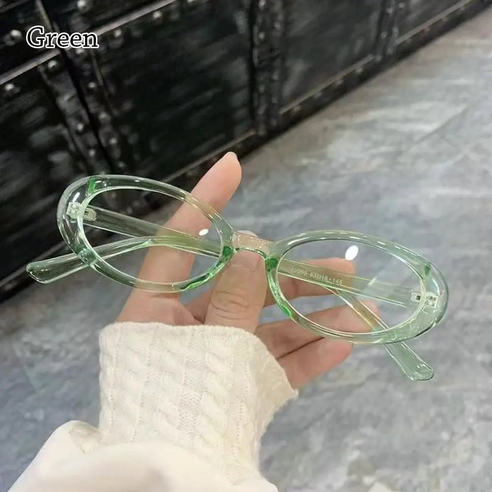 Lunaria Nova | Gafas Ovaladas Retro Y2K para Mujer | Lentes con Filtro de Luz Azul | Montura Ligera para Ordenador, Lectura y Uso Diario
