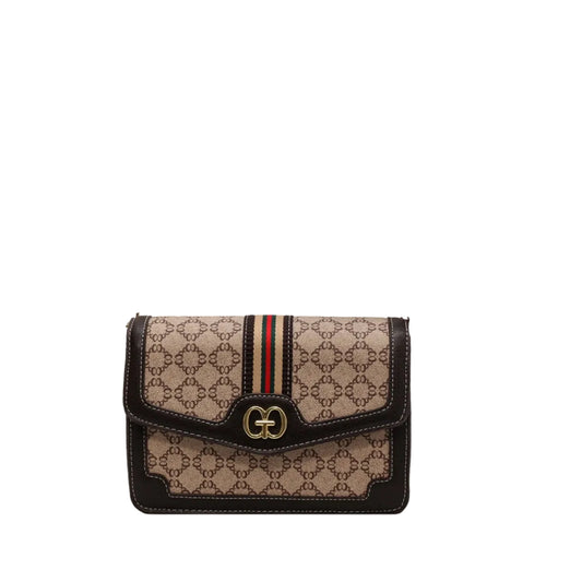 Bolso Milano Geo | Bandolera de Solapa con Estampado Geométrico y Diseño Ligero