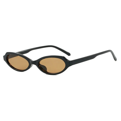 Gafas de Sol Ovaladas Cat Eye para Mujer y Hombre | Protección UV400 | Diseño Vintage Punk | Lentes Verdes