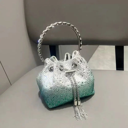 Bolso Élysia | Acabado con Cristales de Estrás y Brillo Sofisticado