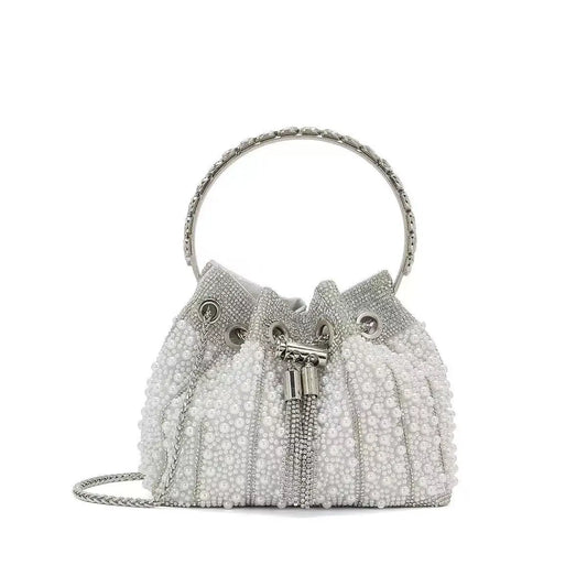 Bolso Élysia | Acabado con Cristales de Estrás y Brillo Sofisticado