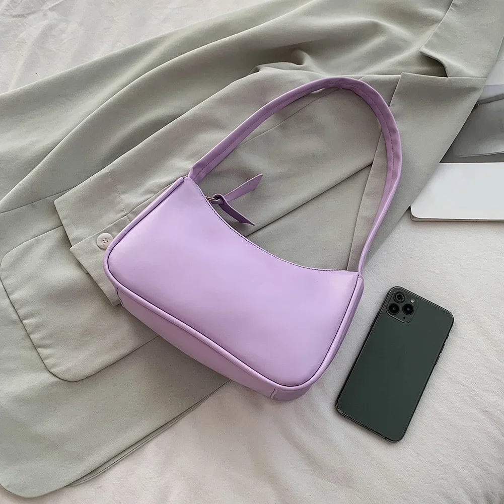 Bolso Célienne | Cuero Sintético Suave con Diseño Retro de Asa Superior