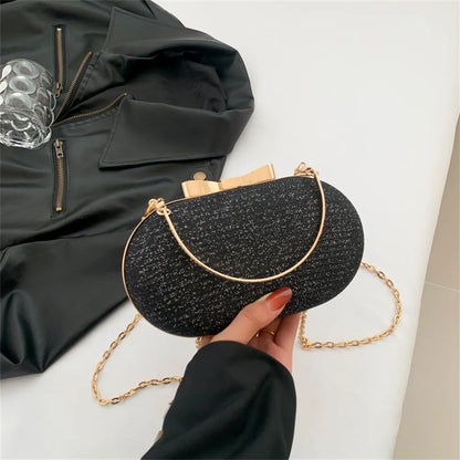 Bolso Aureline | Acabado Glitter con Asa Superior Elegante