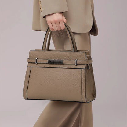 Bolso Noréline | Cuero Genuino de Primera Capa con Diseño Tote Profesional