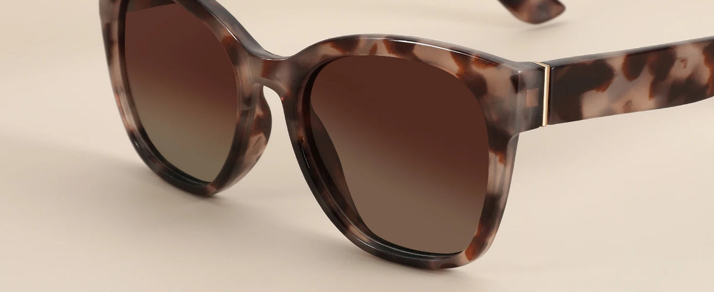 Gafas Aurora Cat Eye | Lentes Polarizados Oversize con Protección UV400 y Estilo Retro