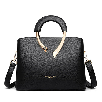 Bolso Marivelle | Cuero Sintético Textura Lichi con Cierre de Cremallera