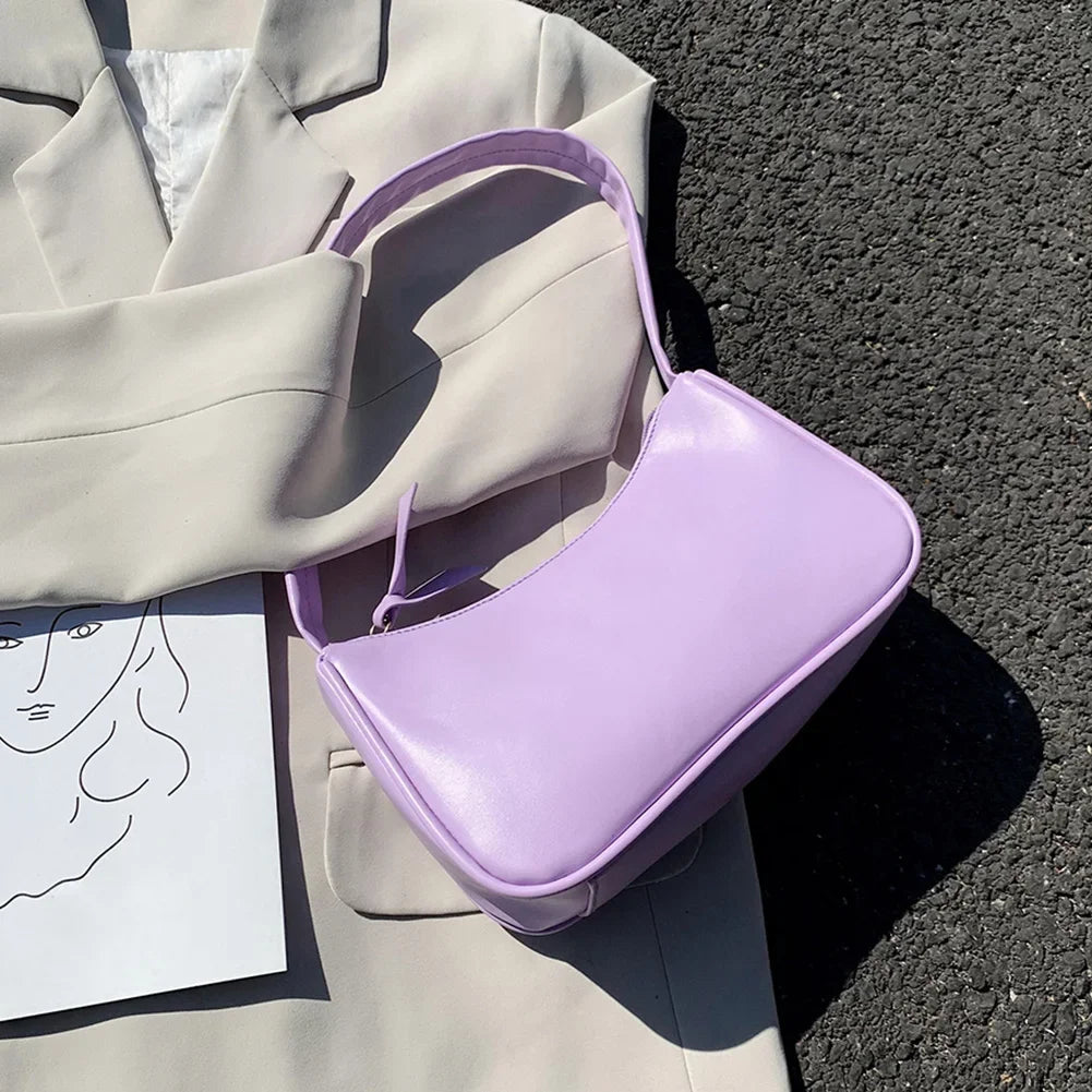 Bolso Célienne | Cuero Sintético Suave con Diseño Retro de Asa Superior