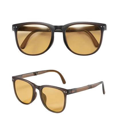 Virello Flex | Gafas de Sol Plegables Ultraligeras Unisex | Protección UV para Hombre y Mujer | Diseño Compacto y Portátil para Uso Diario