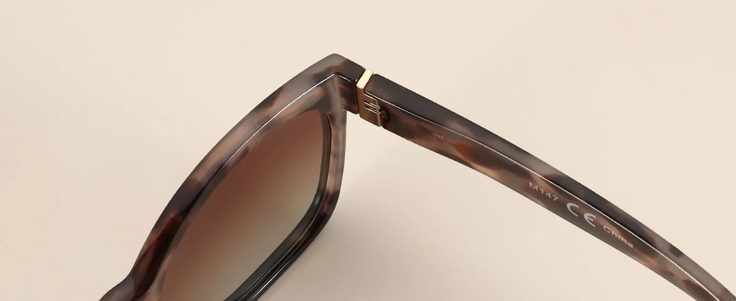 Gafas Aurora Cat Eye | Lentes Polarizados Oversize con Protección UV400 y Estilo Retro