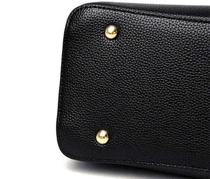 Bolso Marivelle | Cuero Sintético Textura Lichi con Cierre de Cremallera