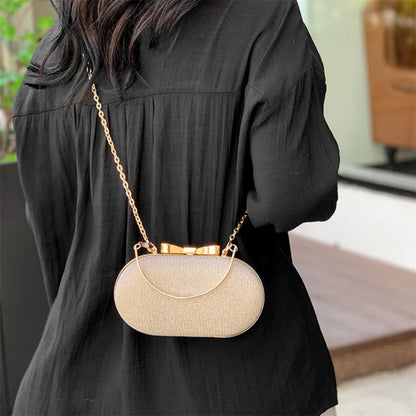 Bolso Aureline | Acabado Glitter con Asa Superior Elegante