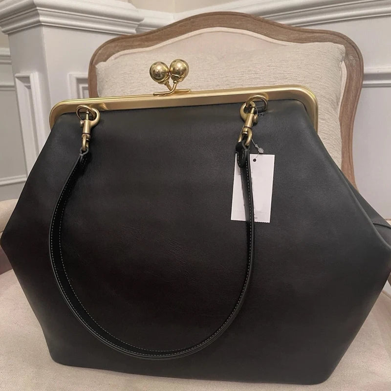 Bolso Aurisse | Gran Capacidad con Cierre Kiss Lock Clásico