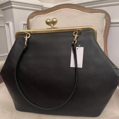 Bolso Aurisse | Gran Capacidad con Cierre Kiss Lock Clásico