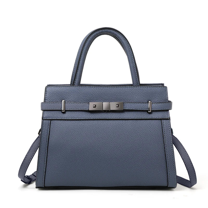 Bolso Noréline | Cuero Genuino de Primera Capa con Diseño Tote Profesional